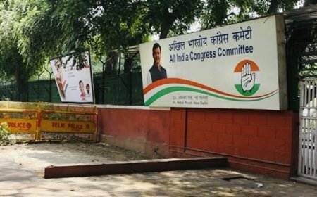 अकबर रोड स्थित 48 साल पुराने कांग्रेस मुख्यालय को खाली करने का निर्देश, रायसीना रोड का दफ्तर भी छोड़ना होगा