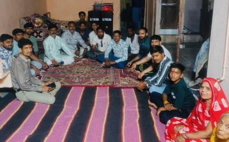 झालावाड: हनुमान चालीसा पाठ के साथ भक्ति भाव से मनाया जन्मदिन
