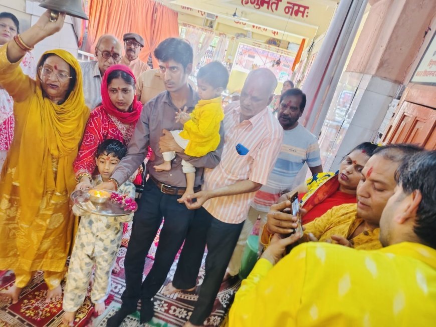 कोटा: चित्रगुप्त प्राकट्य दिवस पर 251 दीपों से महाआरती, कायस्थ समाज ने किया भव्य आयोजन