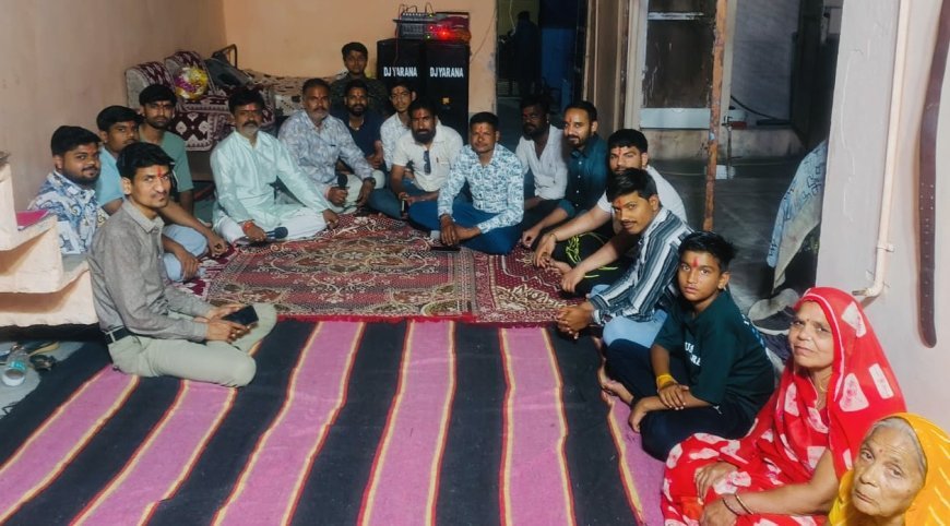 झालावाड: हनुमान चालीसा पाठ के साथ भक्ति भाव से मनाया जन्मदिन