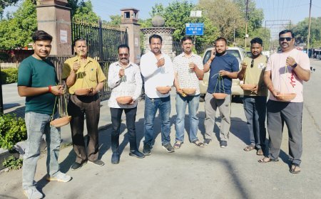 कोटा: गर्मी में पक्षियों के लिए जीवनदायिनी पहल, परिंडे बांधकर की सेवा