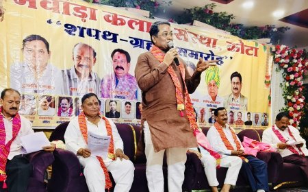 कोटा: देश के विकास में समाज की अहम भूमिका- छगन माहुर