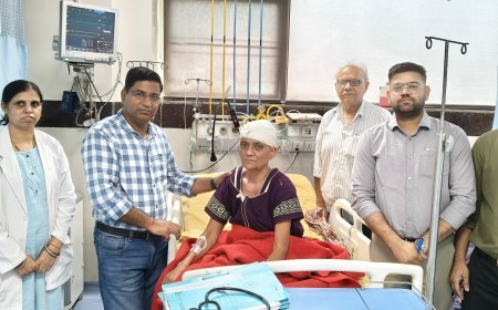 कोटा: मेडिकल कॉलेज में जटिल ब्रेन ट्यूमर की सफल सर्जरी, 6 महीने से परेशान महिला को मिली राहत
