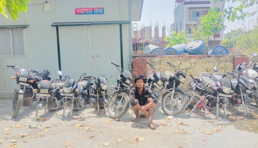 कोटा- 21 साल के ‘रफ्तार’ की रफ्तार हुई फेल, पुलिस ने ब्रेक लगाकर खोला वाहन चोरी का राज, 15 वाहन बरामद