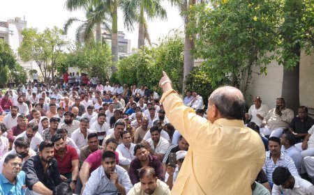 कोटा मेडिकल कॉलेज की बदहाल व्यवस्था पर कल होगा कांग्रेस का जंगी प्रदर्शन, प्रसूता मौतों को लेकर प्रहलाद गुंजल ने सरकार पर साधा निशाना, सुबह 10 बजे रंगबाड़ी से होगा मार्च