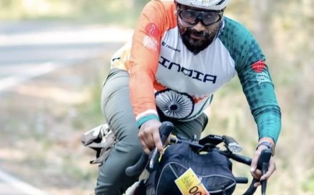 कोटा- सीमाओं को लांघने की तैयारी, ट्रांस एम बाइक रेस में तिरंगा लेकर 6000 KM साइकिलिंग करेंगे नितिन सैनी