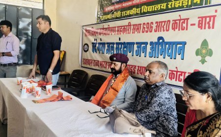 कोटा- जल है तो कल है, संरक्षण को जनआंदोलन बनाना होगा- बृज सुंदर मीणा