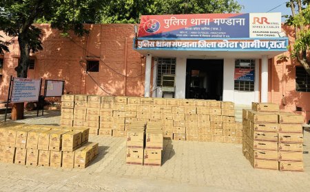 कोटा: गुजरात भेजी जा रही 539 पेटी अवैध शराब जब्त, ट्रकों के गुप्त बॉक्स में छिपाकर कर रहे थे तस्करी, जीपीएस लोकेशन के जरिए संचालित किया जा रहा था तस्करी का नेटवर्क