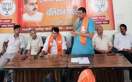 राष्ट्र की एकता के लिए दिया सर्वोच्च बलिदान, आज भी प्रेरणा हैं डॉ. श्यामा प्रसाद मुखर्जी- छगन माहुर