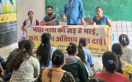 कोटा: नशे के खिलाफ स्काउट-गाइड की पहल, युवाओं को दिया नशे से दूर रहने का संदेश