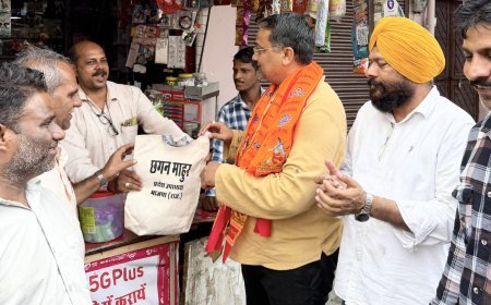 कोटा: जल सेवा के साथ जनसंपर्क, भाजपा प्रदेश उपाध्यक्ष ने बांटी वाटर  केटली