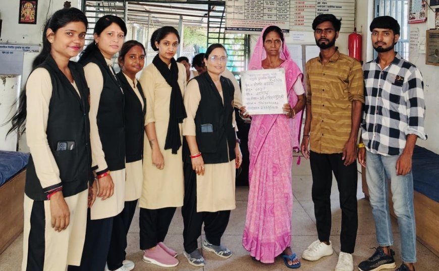 कोटा- अस्पताल की भीड़ में परिजनों से बिछड़ी वृद्धा, डेढ़ माह बाद बेटे से मिलाया अपना घर आश्रम ने