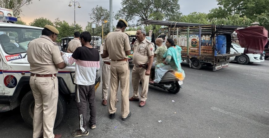 कोटा- मॉडिफाइड और नियम विरुद्ध वाहनों पर भीमगंजमंडी पुलिस का शिकंजा, 8 वाहनों पर कार्रवाई
