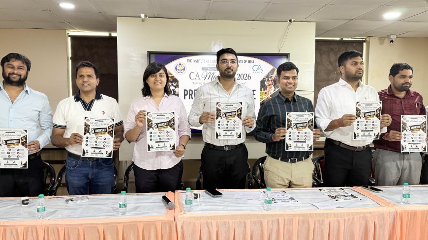 कोटा: 27 जून से शुरू होगा सीए महोत्सव-2026, लर्निंग, लीडरशिप, स्पोर्ट्स, सर्विस एवं सेलिब्रेशन थीम पर होगा आयोजन