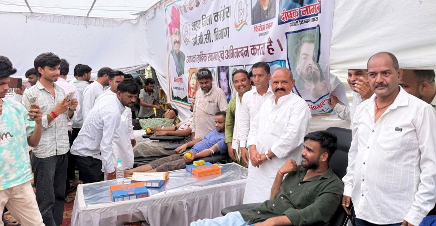 कोटा: रक्तदान से मनाया जाएगा प्रहलाद गुंजल का जन्मदिवस, 4 दिन लगेंगे शिविर, पहले ही दिन 236 यूनिट रक्त संग्रहित