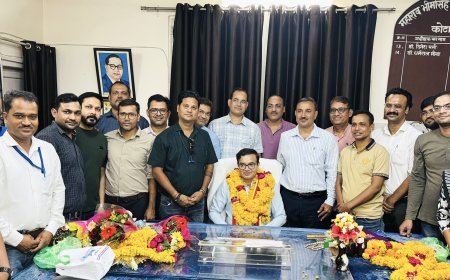 कोटा: नवनियुक्त अधीक्षक डॉ. राकेश सिंह का लैब टेक्नीशियन संघ ने किया अभिनंदन