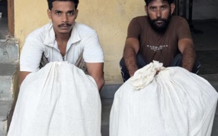 कोटा: ऑपरेशन गरुड़व्यूह-2 में बड़ी कार्रवाई- 19.615 किलो डोडा चूरा जब्त, हरियाणा व यूपी के दो तस्कर गिरफ्तार