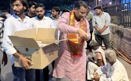 कोटा: गुरु पूर्णिमा पर जरूरतमंदों को कराया भोजन