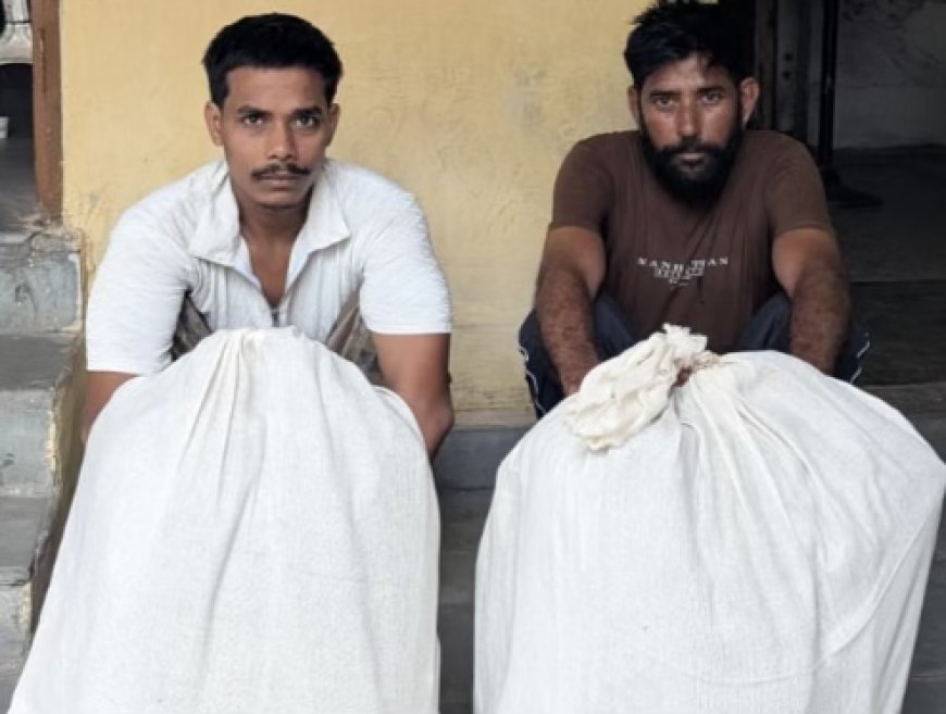 कोटा: ऑपरेशन गरुड़व्यूह-2 में बड़ी कार्रवाई- 19.615 किलो डोडा चूरा जब्त, हरियाणा व यूपी के दो तस्कर गिरफ्तार