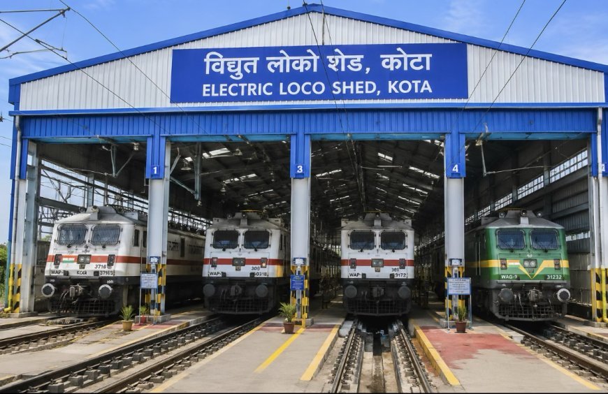 रेलवे मजदूर संघ के प्रयास से कोटा को मिलेगा नया विद्युत लोको शेड