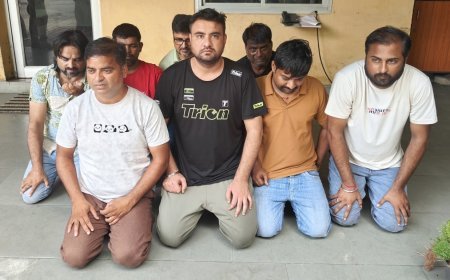 कोटा: भीमगंजमंडी पुलिस ने सार्वजनिक स्थानों पर जुआ खेलते 8 जुआरी पकड़े, 13,800 रुपये जब्त