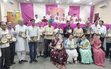 राजस्थान कायस्थ महासभा के 42वें स्थापना दिवस पर कोटा के समाजसेवियों का जयपुर में हुआ सम्मान