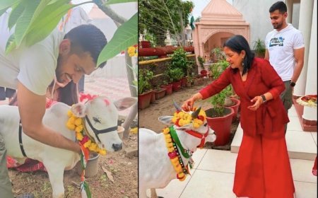 कोटा: पीएम मोदी की पुंगनूर गाय वाली तस्वीर से जागी मां की इच्छा कहा ‘काश ऐसी गाय मेरे पास होती’, बेटे ने तय किया सैकड़ों किलोमीटर का सफर, आंध्रप्रदेश से लाकर भेंट की दुर्लभ पुंगनूर गाय