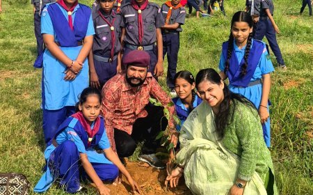 कोटा: बच्चों में पर्यावरण संरक्षण के संस्कार जरूरी- प्रेरणा जायसवाल, स्काउट-गाइड ने पौधों की देखभाल का लिया संकल्प