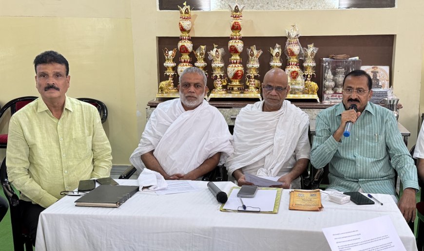 कोटा: नसियां जी दादाबाड़ी में 20 अगस्त को रचेगा इतिहास, राजस्थान में पहली बार आचार्य विद्यासागर जी की संघ-परंपरा से मुनि दीक्षा, मुनिश्री योगसागर जी के कर-कमलों से होगा संस्कार