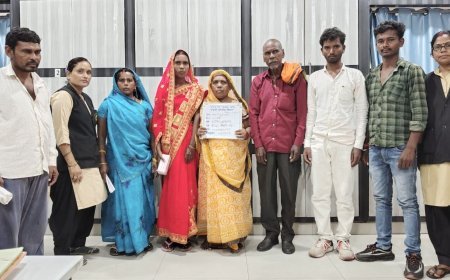 कोटा: 13 साल बाद परिवार से मिली महिला, झारखंड से लेने पहुंचा परिवार