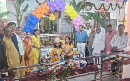 कोटा: आईएल मंदिर में नंदोत्सव की धूम, लगाया छप्पन भोग