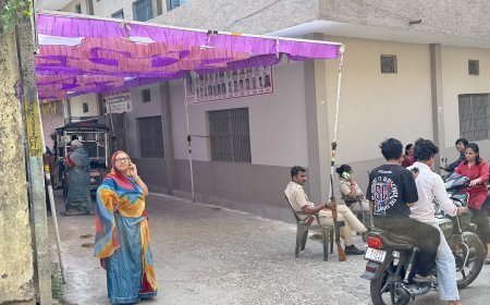 कोटा: वार्ड 16 में मतदान केंद्र के बाहर हंगामे के आरोप, मतदाताओं को धमकाने की शिकायत, नंदा जी बाड़ी और गणेश चौक में भाजपा कार्यकर्ताओं पर आरोप, पुलिस ने मौके से लोगों को हटाया