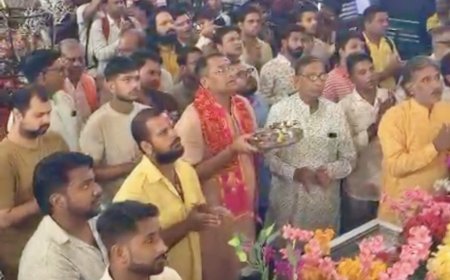 शीतला चौक के राजा की महाआरती में शामिल हुए बीजेपी प्रदेश उपाध्यक्ष