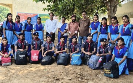 कोटा: राज्य पुरस्कार टेस्टिंग के लिए स्काउट-गाइड दल रवाना
