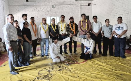 कोटा: नया गांव स्कूल में 70वीं जिला स्तरीय जूडो प्रतियोगिता शुरू