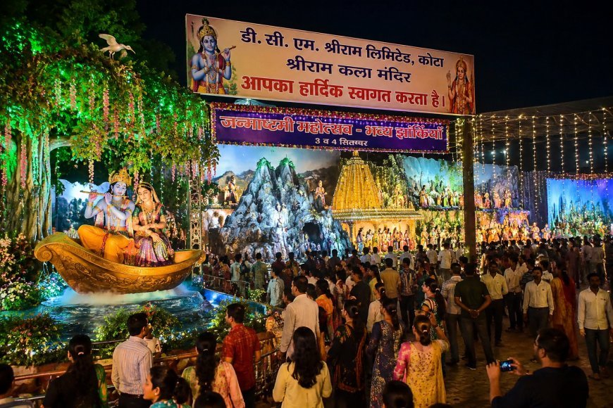 कोटा: डीसीएम में फिर सजेगी कृष्ण लीलाओं की भव्य झाकियां, 3-4 सितम्बर को होंगे 22 झाँकियों के दर्शन