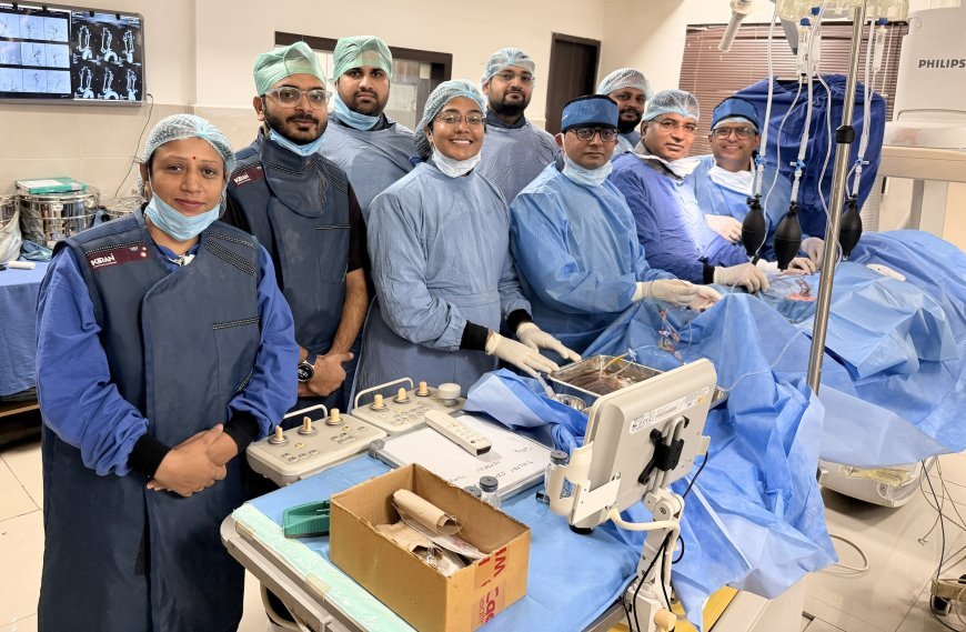 कोटा: एमबीएस में जटिल ब्रेन एन्यूरिज्म की सफल कॉइलिंग, बिना चीरा लगाए किया महिला का इलाज