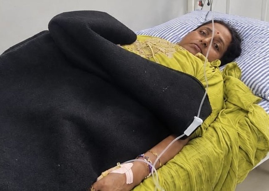 कोटा: जनसंपर्क के बीच बिगड़ी कांग्रेस प्रत्याशी चेतना माथुर की तबीयत, अस्पताल में भर्ती